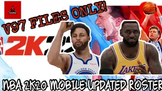 NBA 2K20 MOBILE UPDATED ROSTER V3 | NBA 2K22 | REALISTIC ROSTER V97 | JAMESPLAYS