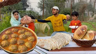 Wife's Favourite Kofta Curry and Turkish Bread for Lunch II Roza Food Rail II