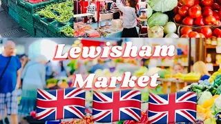 The Lewisham Market in London England| Near Lewisham Shopping Centre| United Kingdom| VLOG