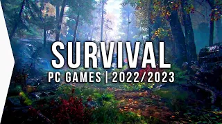 30 New Upcoming PC SURVIVAL Games in 2022 & 2023 ► Best Open World, Crafting, Base Building!