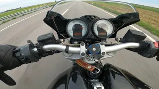 GoPro 8 4K | Ducati S2R 800 | Top Speed Attempt