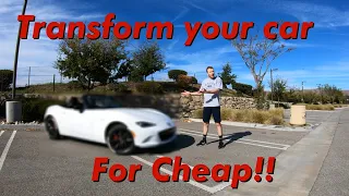 My Top 5 cheap cosmetic upgrades to TRANSFORM your ND Miata! Or any car...