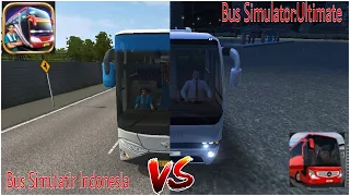 Bus Simulator: Ultimate VS Bus Simulator Indonesia |Bus Comparison 2022| Android Gameplay.