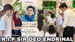 UNANG GABI NG LAMAY NI DEO ENDRINAL DINAGSA NG MGA ARTISTA ANG BUROL NI SIR DEO