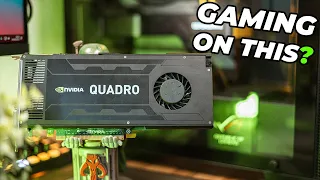 Gaming on an Nvidia Quadro! K4000 vs 2023