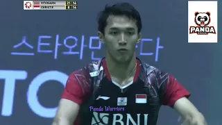 QF Korea Open 2022 Kunlavut Vitidsarn vs Jonatan Christie (Thailand vs Indonesia)