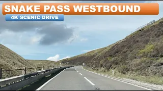 4K Scenic Drive - A57 Snake Pass Westbound - Ladybower to Glossop - Peak District