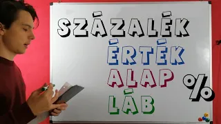 A százalékszámítás - százalékérték, százalékalap, százalékláb