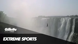 Slacklining Victoria Falls | Gillette World Sport