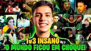 REAÇÃO DO MUNDO AO  1v3 INSANO DO TUYZ QUE GARANTIU A VITÓRIA DA LOUD!