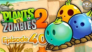 Plants vs. Zombies 2 Gameplay Walkthrough - Episode 40 - Bowling Bulb! Big Wave Beach!