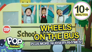 Wheels On The Bus + More Nursery Rhymes | Non-stop Compilation | Pop Babies