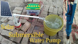 How To Make Dc 12v Solar Submersible Water Pump & Install Solar Pump