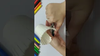 DIY Easy 3D Paper Master Chef Cap 🎩👨‍🍳 origami with disposable cup glass art&crafts #shorts #viral