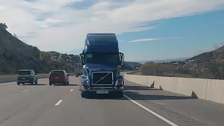 Drive a Semi truck backwards on Highway