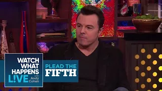 Seth MacFarlane Dishes On Christina Aguilera, Oscars, and Charlize Theron | Plead The Fifth | WWHL