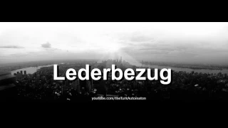 How to pronounce Lederbezug in German - Perfectly