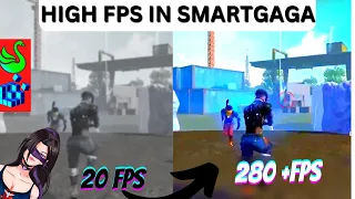 FREE FIRE HIGH FPS SETTING IN SMARTGAGA | HOW TO GET 240+ FPS IN FREE FIRE PC 🔥| SMARTGAGA LAG FIXED