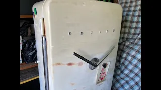 1955 V-Handle Philco Vintage Refrigerator