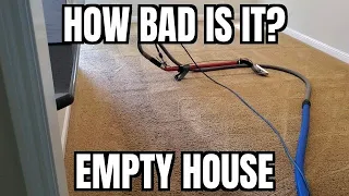 Cleaning an Empty House with Three rooms of Carpet
