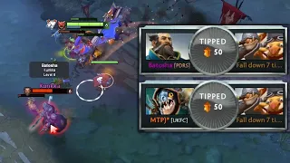 This is how I beat Mid Kunkka and got this Tips from enemy - Happy weekend!