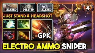 ELECTRO AMMO MID By Gpk Sniper Mjollnir + Butterfly Build Just Stand & Headshot 7.35d DotA 2