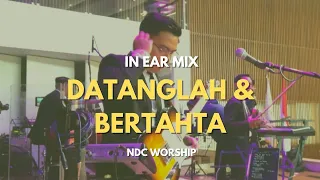 Datanglah dan Bertahta (NDC Worship) | Live Guitar Cam | In Ear Mix (with Cue & Click)