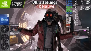 Guardians of the Galaxy - 4K Ultra Settings Ray Tracing | RTX 4090 | 13900K 6GHz