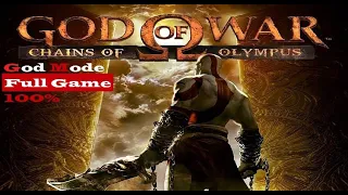 God of War: Chains of Olympus Remastered - Full Game 100% | GOD MODE 🔥 | All Cutscenes + Ending ✔