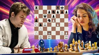 2837 Elo chess game | Tania sachdev vs Magnus Carlsen