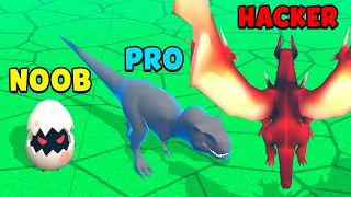 NOOB vs PRO vs HACKER - Dino Domination