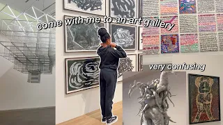 VLOG: i went to an art gallery