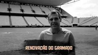 Renovação do gramado da Arena Corinthians