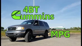 4BT CUMMINS EXPEDITION MPG UPDATE