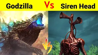 Godzilla Vs Siren Head | क्या Monster King मार पायेगा SCP 6789 को ?