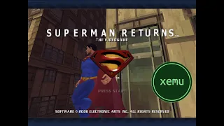 XEMU 0.6.1 | Superman Returns 4K UHD | Xbox Emulator PC Gameplay