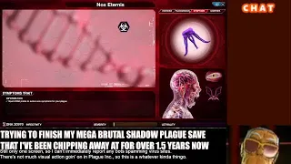 Plague Inc., Evolved - Mega Brutal Shadow Plague save file from early 2020
