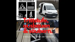 Trittstufe elektrisch am Wohnmobil fährt nicht mehr ein und aus? Ausbau u. Säuberung Thule Omnistep