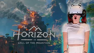 PSVR2 HORIZON CALL OF THE MOUNTAIN. LETS PLAY PART 1. First Impression.