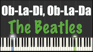 Ob-La-Di, Ob-La-Da - The Beatles - Piano Tutorial