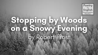 Stopping by Woods on a Snowy Evening by #robertfrost #stoppingbywoodsonasnowyevening #shortpoem