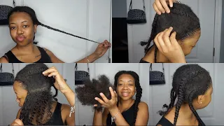 TAKING OUT 5/6 MONTH OLD CORNROWS | MY HAIR WAS MATTED | EXTREME GROWTH