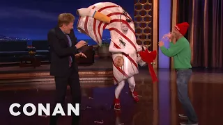 Minty The Candy Cane Is Back! | CONAN on TBS