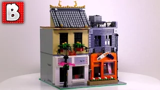 LEGO Custom Japanese Restaurant & Board Shop! MOC Modular Build for LEGO City!