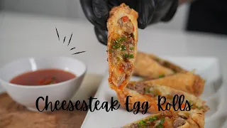 How To Make Cheese Steak Egg Rolls | Cheese Steak Egg Rolls Recipe #onestopchop