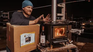 Cubic Mini Wood Stove Unboxing & First Fire (2022)🔥