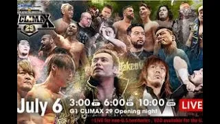 G1 Climax 29 Night 1 Recap