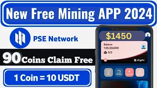 PSE Network New Mining App 2024 || PSE Wallet Create Process || pse mine network