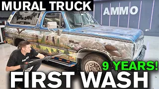 Disgusting Mural Truck Detailing MakeOver: First Washing in 9 Years!