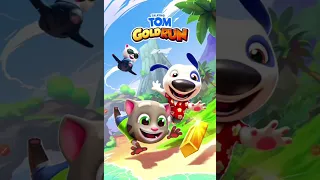 playing talking tom gold run new character called Stone age hank vs Dino tom